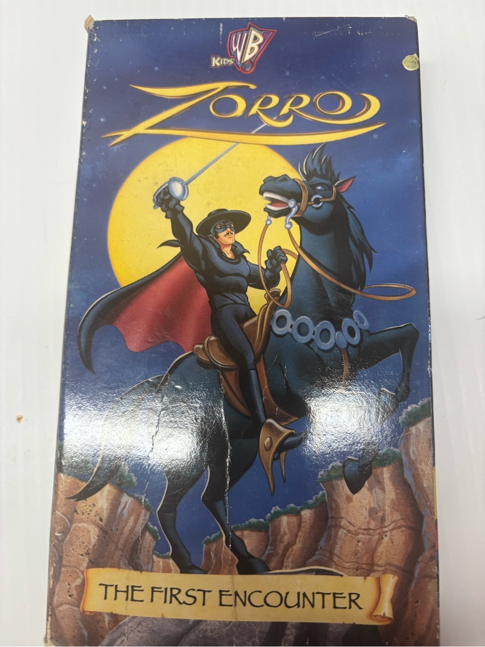 Zorro The First Encounter VHS WB Kids Animated Series rare